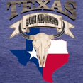 thumbnail image 3 of CafePress - Bull Skull Born Texas T Shirt - Womens Tri-blend T-Shirt, 3 of 4