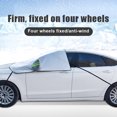 thumbnail image 4 of CARTTOU Car Windshield Snow Cover, Windshield Ice Snow Removal Frost Guard Winter Waterproof with Mirror Cover Car Sunshades, 4 of 7
