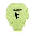 thumbnail image 1 of CafePress - Born With The Lacrosse Gene Body Suit - Long Sleeve Infant Bodysuit, 1 of 1