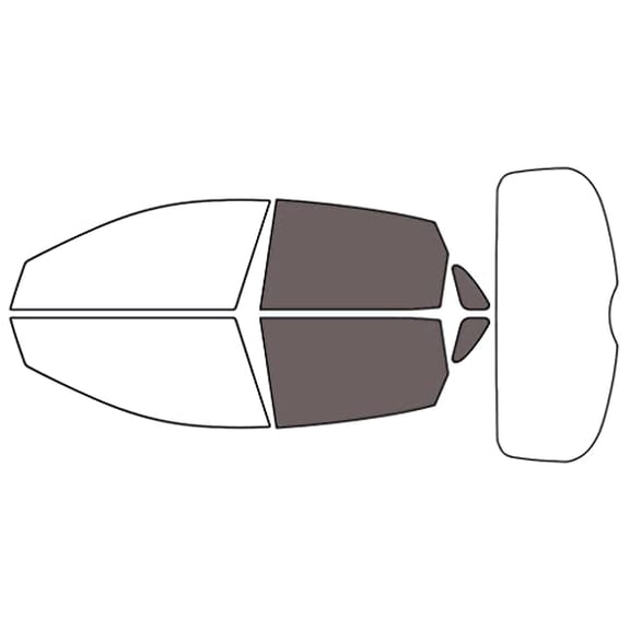 Avery Dennison NR Nano Ceramic IR Window Tint Kit Compatible with Hyundai Kona 2018-2023 - Back