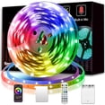 thumbnail image 1 of Tira de luces LED KIKO de 20 pies con control remoto y aplicación, RGB, 1 of 7