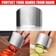 thumbnail image 5 of Protector de dedos de acero inoxidable para cortar, paquete de 8 fundas protectoras ajustables para cuchillos, antideslizantes y aptas para lavavajillas para una limpieza fácil, ideal para, 5 of 8