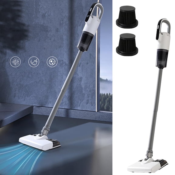 Djiypn Wireless Vacuum Cleaner with Dry and Wet Absorbing Mop, 8500pa Suction for Household Use, Handheld with Water Tank, Replaceable Filter for Deep Cleaning