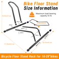 thumbnail image 3 of MIDOGAT Bike Stand Floor, Bike Rack Garage Bicycle Stands for Storage with Simple Push-In Lock Design Indoor/Outdoor, Su, 3 of 8