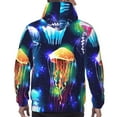thumbnail image 5 of Bingfone Transparent Jellyfishes Men'S Drawstring Hoodie Long Sleeve Pocket Sweatshirts-Large, 5 of 9