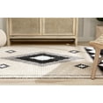 thumbnail image 4 of Well Woven Ein Grey Moroccan Diamond Medallion Pattern Area Rug 5x7 (5'3" x 7'3"), 4 of 8