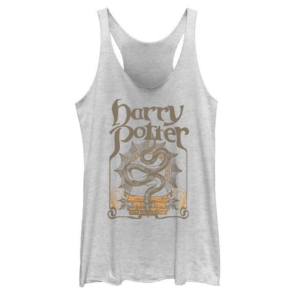 Womens Harry Potter Snake Symbol Racerback Tank