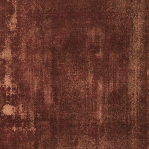 Ahgly Company Indoor Square Abstract Brown Modern Area Rugs, 6' Square