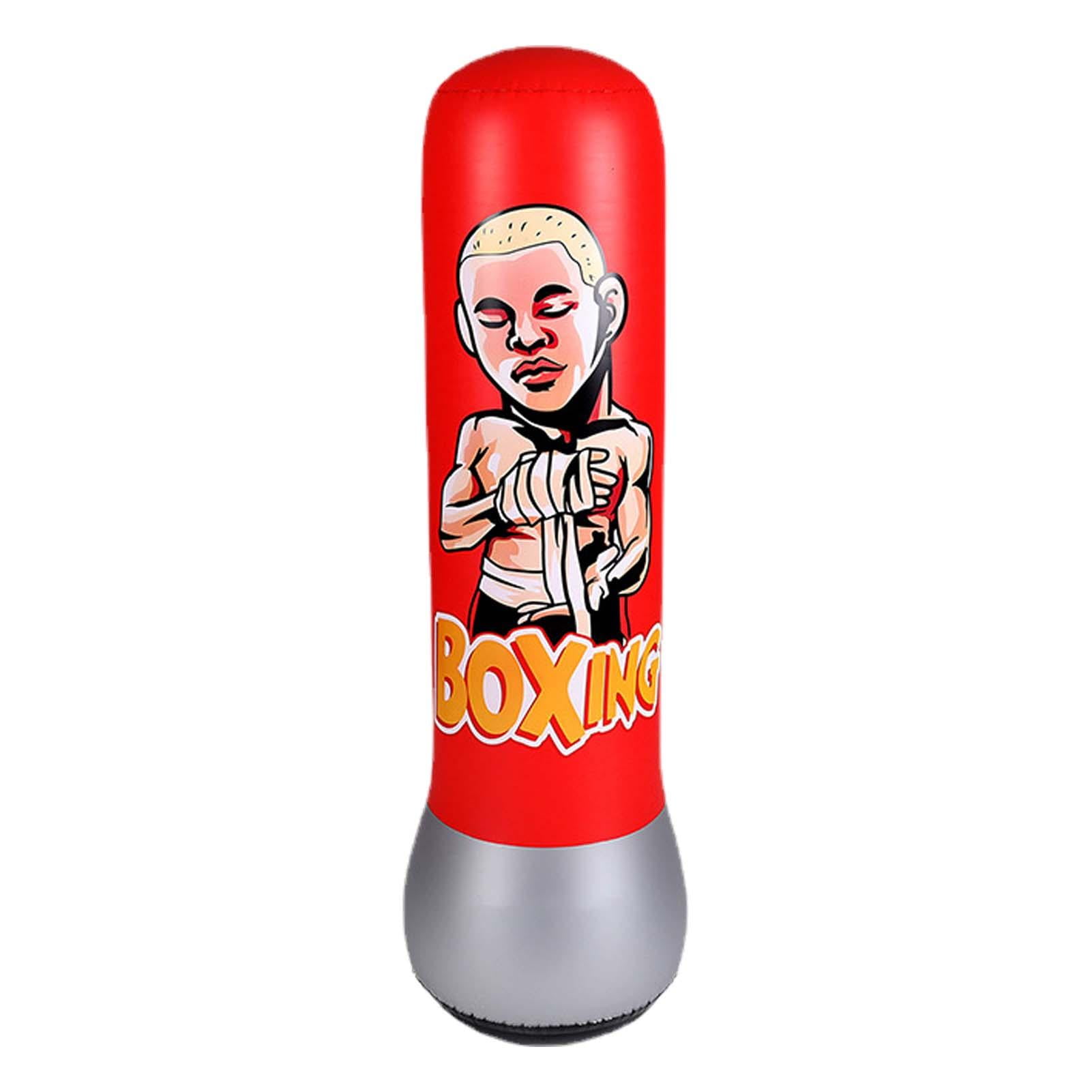 Ankishi Kids Punching Bag Tumbler Toy with BounceBack Action Inflatable Bop Punching Bag