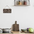 thumbnail image 4 of 6x12 IN Funny Kitchen Rules Hanging Kitchen Sign,Farmhouse Decor Wall Art,Kitchen Hanging Printed Wooden Plaque Décor, Home Kitchen Sign Housewarming Gift, 4 of 6