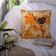 thumbnail image 3 of Carolines Treasures BB9928PW1414 Small Brabant Griffon Fall Fabric Decorative Pillow  14Hx14W multicolor, 3 of 4