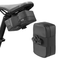 Road Bike Saddle Bag,Under Seat Bike Bag,Small Bike Storage Bag for Road Cycling,Quick Release Buckle,Waterproof PU Material