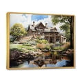 thumbnail image 2 of Designart "Elegant Retreat Country Clubs painting VII" Architecture Floater Framed Canvas Print, 2 of 7