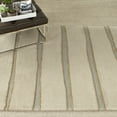 thumbnail image 3 of SAFAVIEH Martha Stewart Chalk Stripe Area Rug, Wheat Beige, 8' x 10', 3 of 7