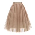 thumbnail image 4 of ZRBYWB Skirt For Women Carnival New Women Tulle Skirts Knee Length Long Adult Tutu Layered Short Prom Party Midi Skirt Holiday, 4 of 5