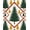 Green, Pattern 1, variant on ODIKA 6x9 Machine Washable Non-Slip Area Rug, Enchanted Conifer Arrangement Slip Resistant Magical Display High Traffic Rug, Ivory, 627465