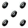 thumbnail image 2 of Maytalsory Unique Vintage Steel Ring Suitable For All Genders Metal Ring For Men Gifts For Friends Vintage Rings All black 11 5Set, 2 of 6
