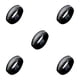 thumbnail image 2 of Anillo de Acero Vintage Unisex Qarigey Todo Negro 10, 2 of 6