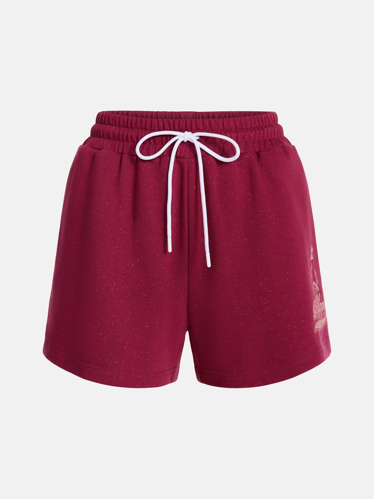 Dr. Pepper Women's French Terry Confetti Graphic Shorts, Sizes XXS-XXL