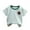 White, variant on Odeerbi 2-6Y Toddler Boys Girls Cute Print Cotton T-shirt Children's Short-sleeved T-shirt Summer Top Baby Clothes Green