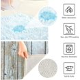 thumbnail image 6 of GZHJMY Vintage Wood Grain Bathroom Rug 24"×16",Non-Slip High Absorbent Bath Mat Rug Machine Washable Bahtub Mats, 6 of 7