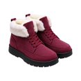 thumbnail image 4 of Noothes Warm Winter Boots for Women, Fleece Lined High Top Ankle Booties Non Slip Platform Snow Boots for Ladies Cold Weather Comfortable Outdoor, 4 of 8