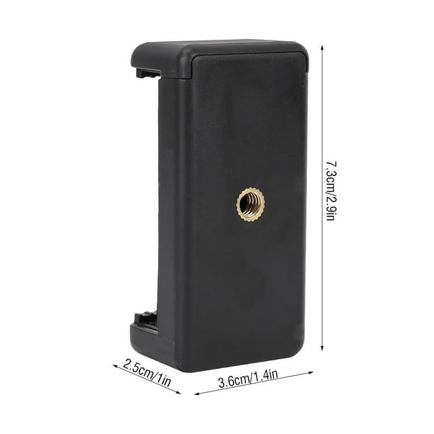 Cell Phone Clip Holder + Hot Shoe Screw Adapter Tripod Mount for SLR DSLR  Camera