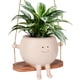 thumbnail image 1 of CONNOVA Maceta con Cara Sonriente, Maceta Colgante con Cara Sonriente, Maceta Colgante con diseño único, Adecuada para decoración Interior y Exterior, 1 of 6