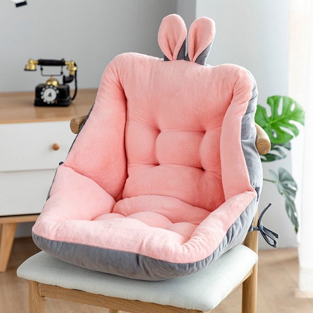 Xihbxyly Cojín de Asiento, Bonito Cojín Grueso para El Suelo, Almohadilla de Tela Transpirable para Silla, Cómodo Soporte para El Respaldo, Ideal para Dormitorios de Oficina, Ayuda para La Recuperaci