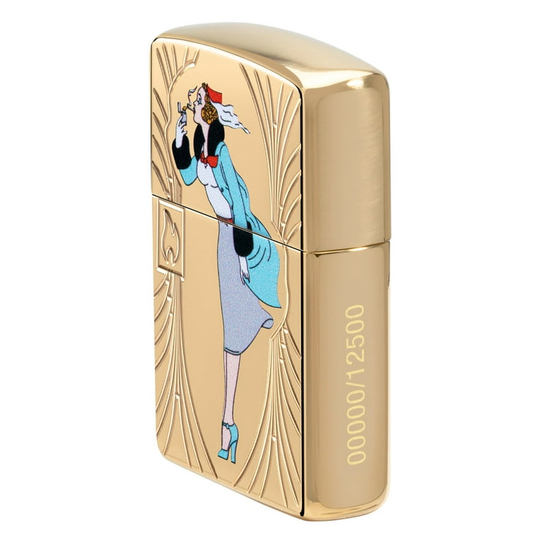 Zippo Engraved Windy 85th Anniversary Armor High Polish Zippo Engraved Windy 85th Anniversary Armor High Polish