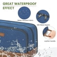 thumbnail image 4 of Toiletry Bag for Men, Travel Toiletries Shaving Bag, Water Resistant Travel Essentials Hanging Organizer Dopp Kit, Large Travel Accessories Bag for Business Trip, Gym, Father's Day Gift(Blue), 4 of 10