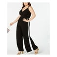 thumbnail image 3 of Love Squared Women Black Sleeveless Wide Leg Evening Jumpsuit Plus Size: 1X Classic Women's Plus Female, 3 of 4