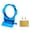 Blue, variant on 2" 52mm Adjustable Aluminum Gauge Mount Bracket Single Hole Meter Holder