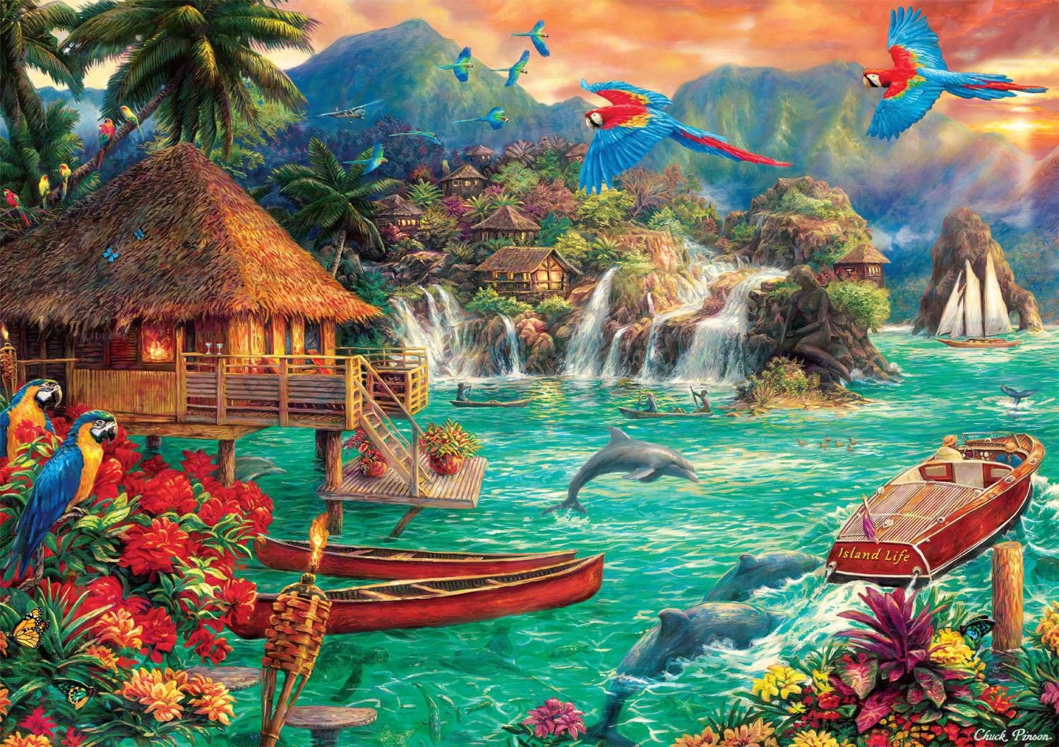 Buffalo Games - Amazing Nature - Island Life - 500 Piece Jigsaw Puzzle
