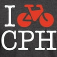 thumbnail image 3 of CafePress - I Bike Copenhagen Multi Colored T Shirt - Men's Classic Graphic Cotton T-Shirt, 3 of 4