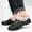 Black, variant on On Lined Shoes Non Thick Sole Durable Restaurant Work Chef Shoes Black 42