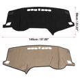 thumbnail image 5 of Unique Bargains Suede Dashboard Cover Mat Protector Carpet Car Non-Slip Mat Carpet for Hyundai Sonata 9 2015-2018 Black, 5 of 6