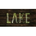 thumbnail image 2 of Allen, Kimberly 24x14 Black Ornate Wood Framed with Double Matting Museum Art Print Titled - To the Lake, 2 of 4