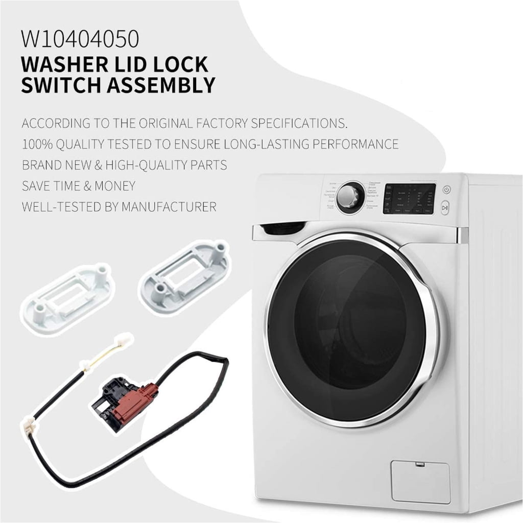 W10238287 W10404050 Washing Machine Door Lid Latch Strike Switch Latch W10240513
