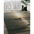 thumbnail image 3 of Ahgly Company Machine Washable Indoor Square Transitional Mocha Brown Area Rugs, 6' Square, 3 of 7