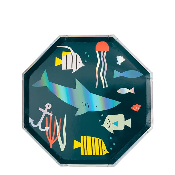 Meri Meri Under The Sea Side Plate, 8ct
