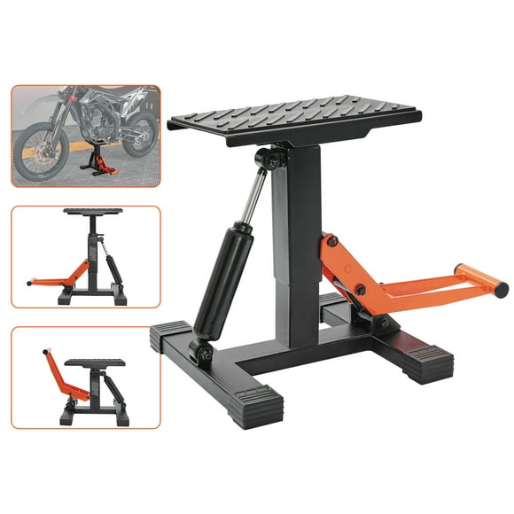 KFFKFF Support Élévateur pour Vélo Tout-Terrain, Support de Cric de Levage avec Limite de 440 lbs et Fonction de Levage Hydraulique, Établi d'Élévation Modifiable, pour Entretien de Vélo Tout-Terrain, Entretien