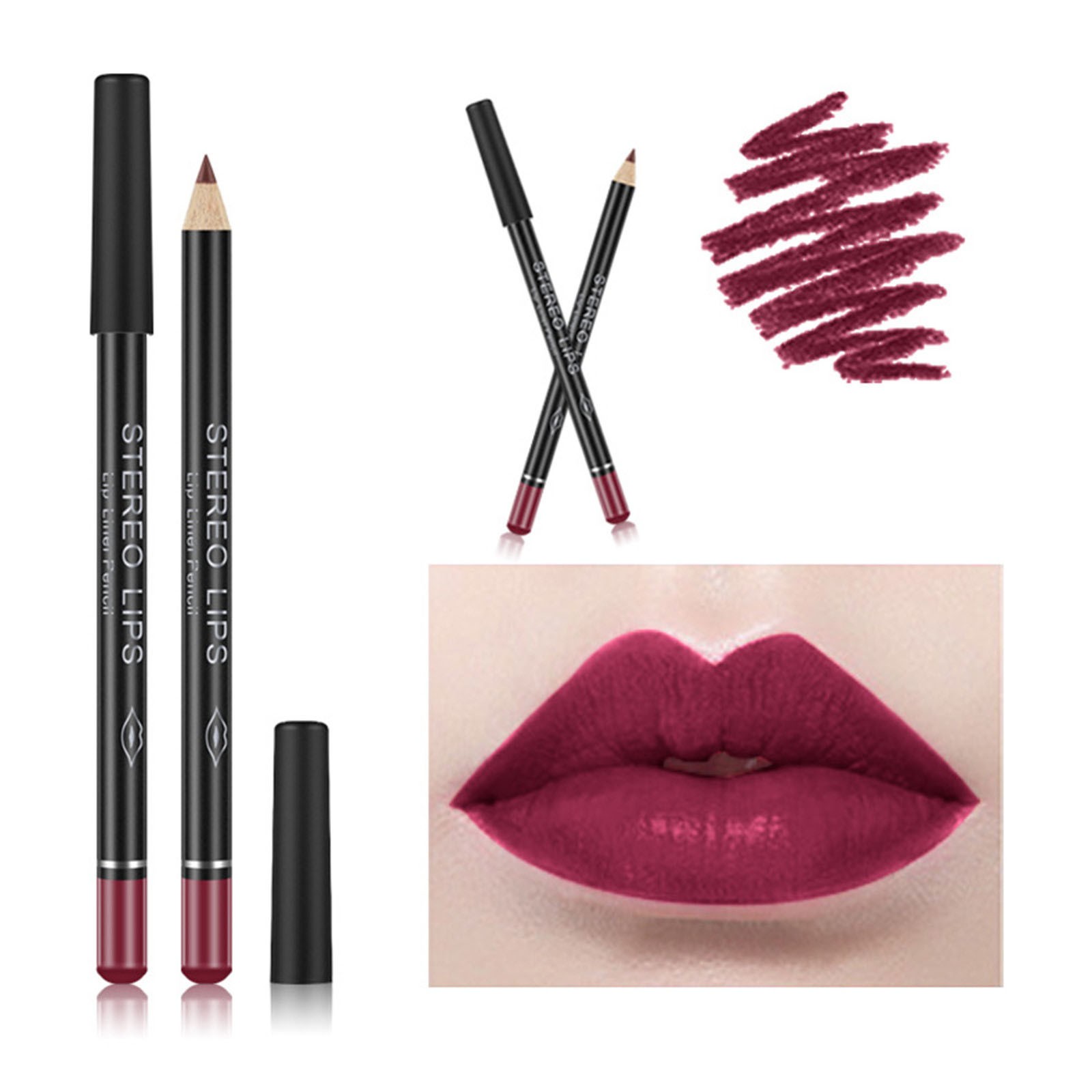 PYPESEEWY Clearance Long Lasting High Impact Color Lip Gift Lipliner ...