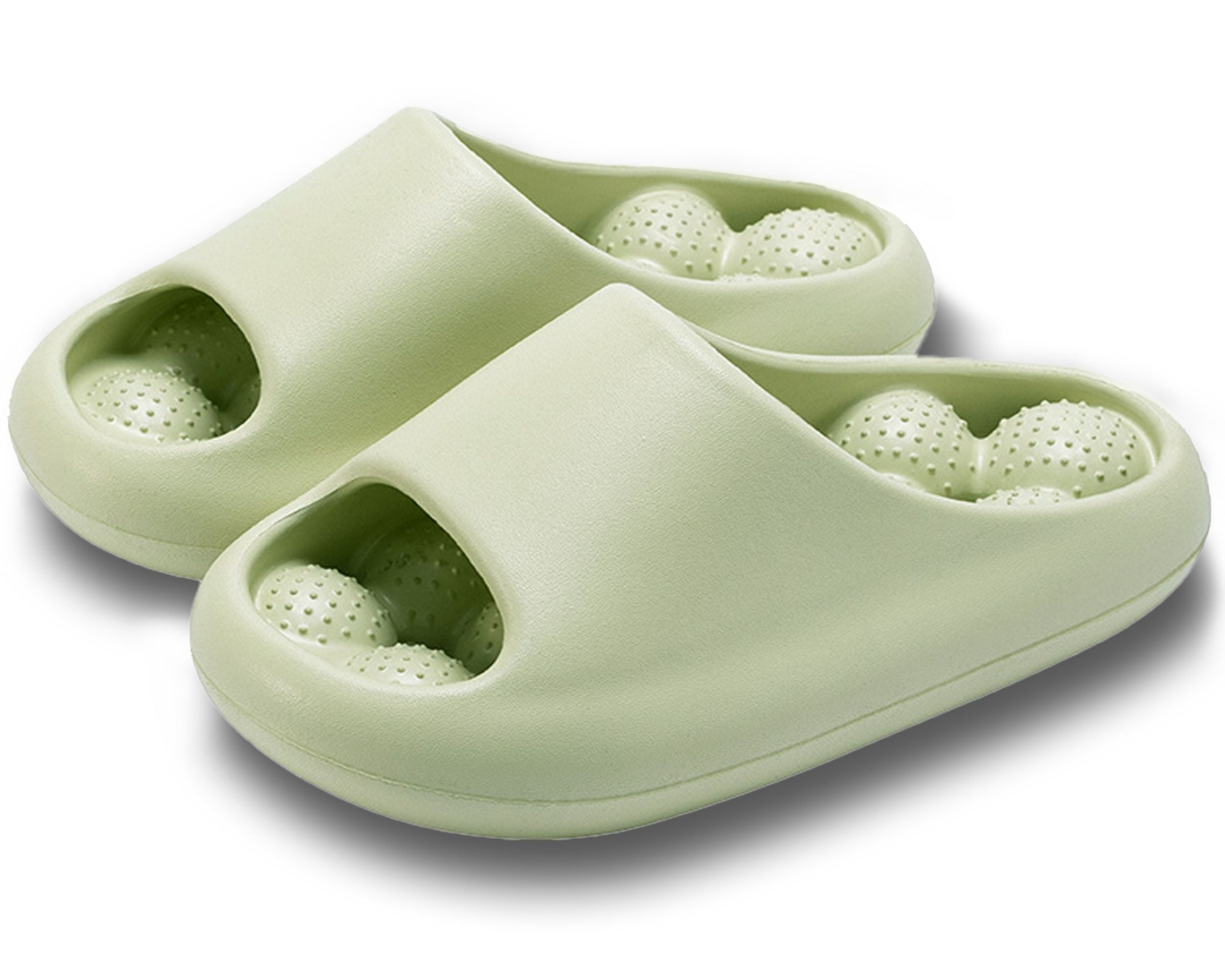 Ginsiom Bubble Massage Slides Slippers for Women Men Non Slip Quick