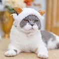 Easter Cute Bunny Rabbit Hat With Ears For Cats & Small Dogs Party Pet Accessory Headwear