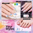 thumbnail image 4 of Set de esmaltes de uñas Beetles, 12 colores, neón, de secado rápido, con bolsa, 4 of 9