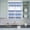 White Blue, variant on 3 Piece Kitchen Curtains and Valances Set Red Pink Striped Cafe Curtains 24 Inch Length Farmhouse Stripes Simple Art Valance & Tier Curtain for Living Room Bedroom Small Window 54"x18" 27"x24"*2