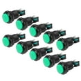 thumbnail image 3 of 10pcs BERM Bouton Poussoir Interrupteur de Commande Auto-Réinitialisation 250V pour Consoles de Jeux Machine de Grue Bemy33green, 3 of 14