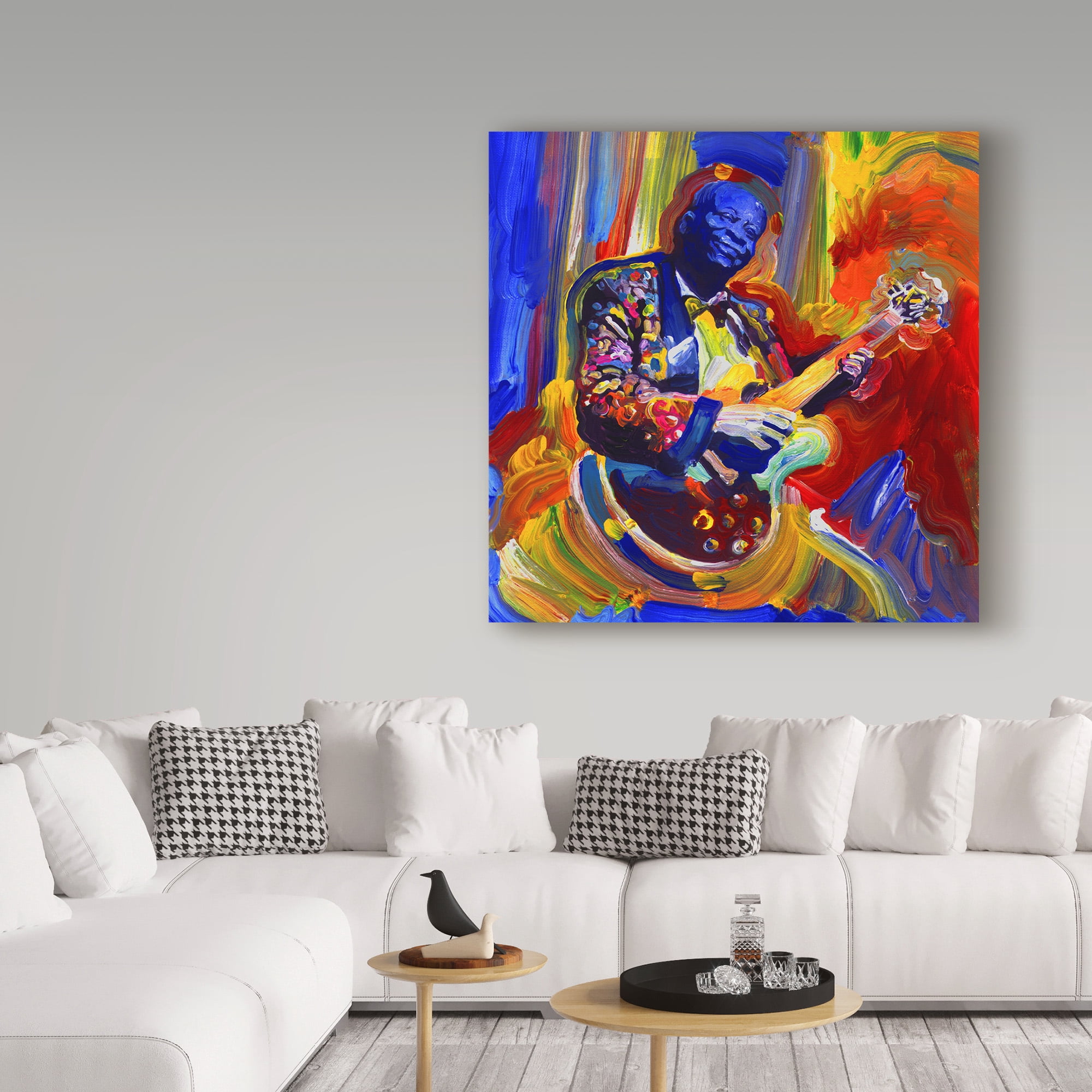 Trademark Fine Art 'Bb King Portrait' Canvas Art by Howie Green