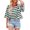 Black, variant on Ruyang Women's 2024 Summer Short Sleeved Striped T Shirt Short Sleeved Color Matching Design Loose Basic T Shirt Top